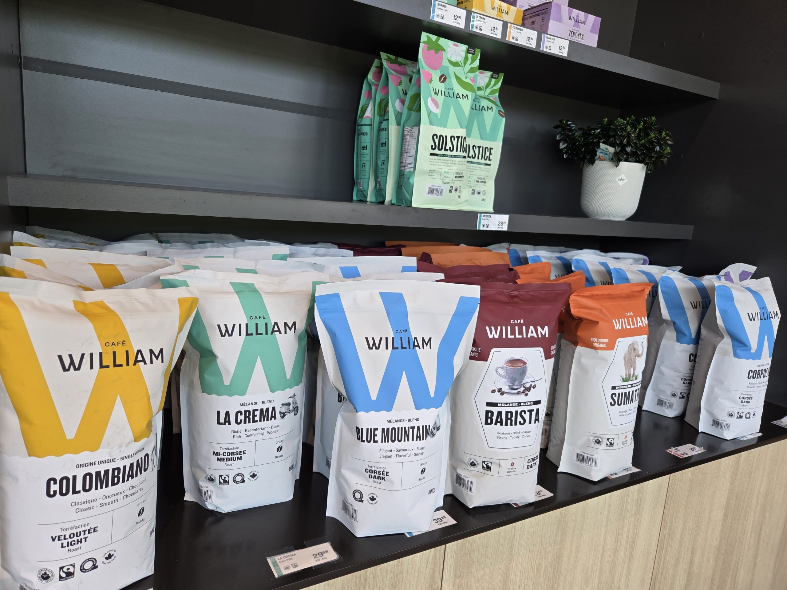 Café William reçoit l’appui du gouvernement du  Canada pour demeurer compétitive